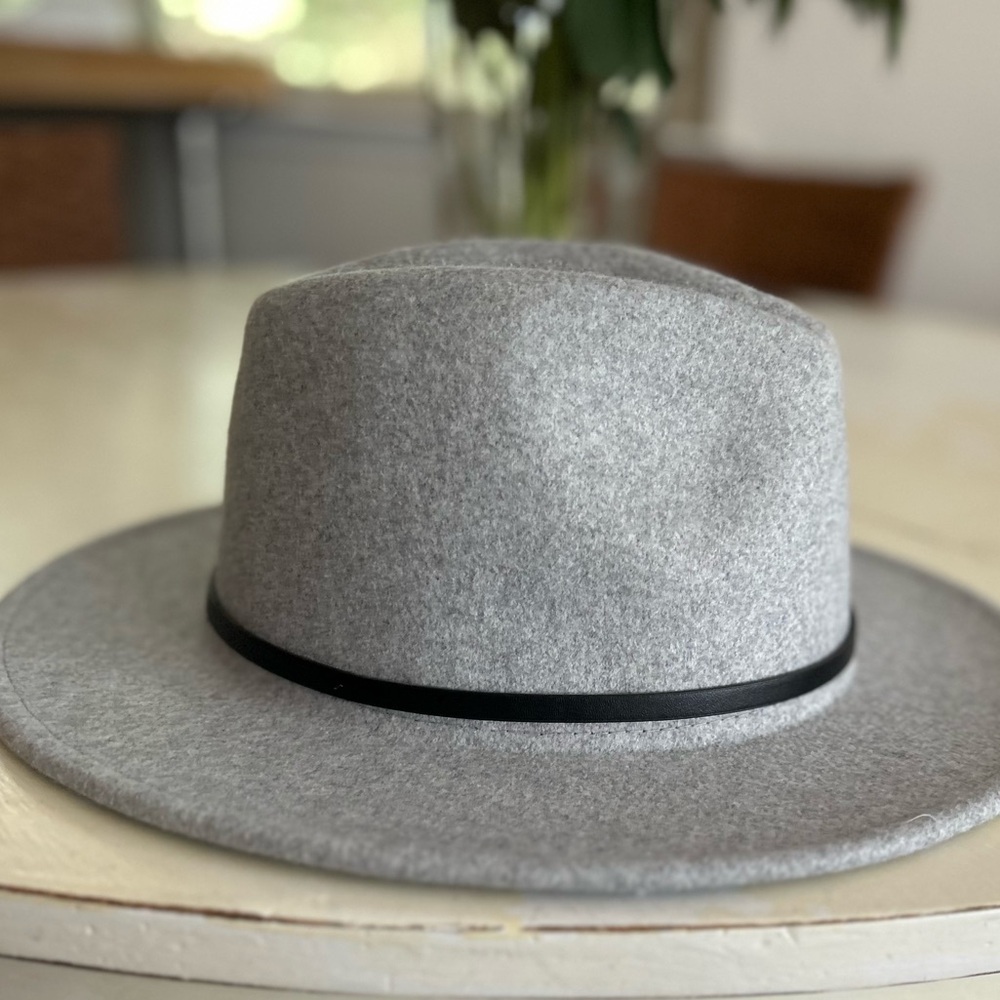 Elegant Gray Women's Fedora Hat